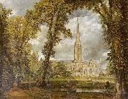 Die Kathedrale von Salisbury vom Garten des Bischofs aus gesehen, John Constable